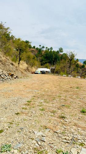 Paisaje cerca de este tented camp
