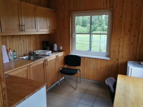 Kuchyň nebo kuchyňský kout v ubytování Lodja Jäägrimaja