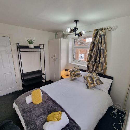 Katil atau katil-katil dalam bilik di Balco West Bridgford, The Point - 2 Bed