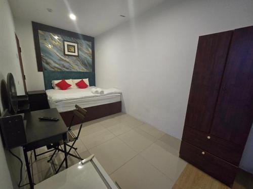 Katil atau katil-katil dalam bilik di First In Hotel