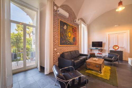 พื้นที่นั่งเล่นของ The Bellini House by House In Naples
