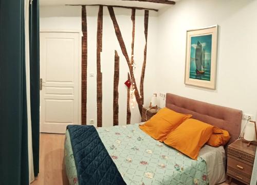 Postel nebo postele na pokoji v ubytování Le Libération