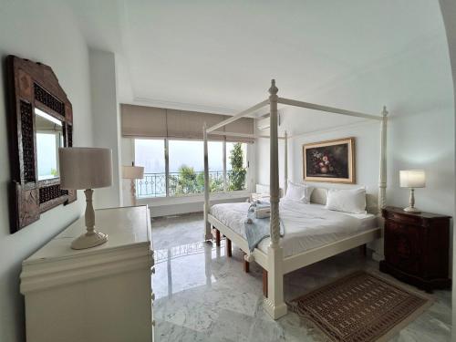 Ένα ή περισσότερα κρεβάτια σε δωμάτιο στο Appartement Cliff 4