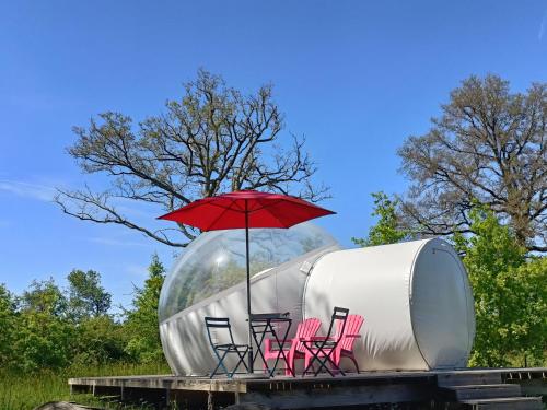 Zahrada ubytování Pré en bulles