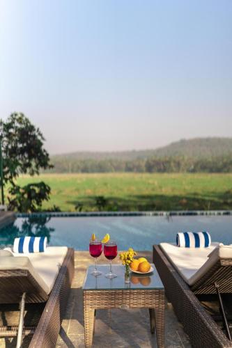 Příroda nedaleko vily