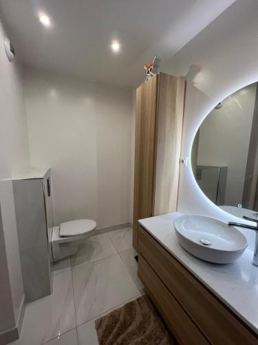 Koupelna v ubytování 2P cosy à Nice