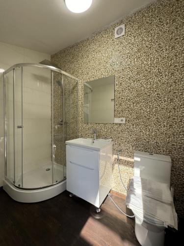 Ванная комната в Apart-Hotel IGORIVSKA