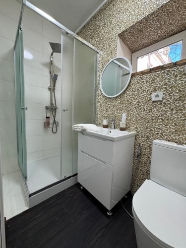 Ванная комната в Apart-Hotel IGORIVSKA
