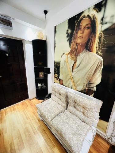 Et opholdsområde på Apartament Gossip XOXO