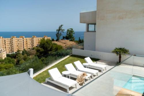 Villa Palm Beach - Incredible villa with 5 rooms, amazing sea view and private pool
