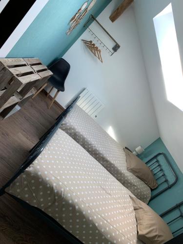 Postel nebo postele na pokoji v ubytování L etoile marine