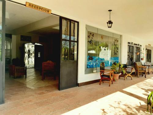 Αίθριο ή υπαίθριος χώρος στο La Chacra de Joel Hotel