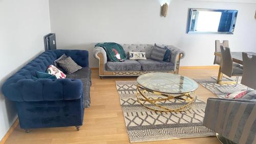 Χώρος καθιστικού στο Strelitzyahouse