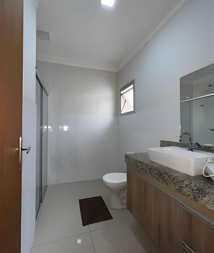 Koupelna v ubytování Residencial Castelo Branco
