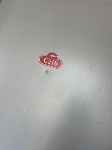 a sign that says cvs on top of a ceiling at The Moorings Hotel and Marina of Carrabelle in Davis Island