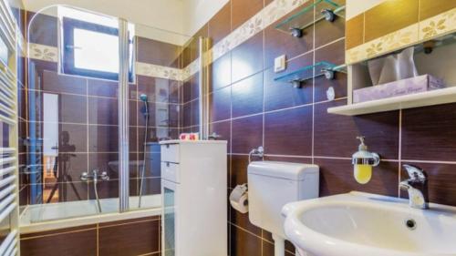Kúpeľňa v ubytovaní Apartment Gina