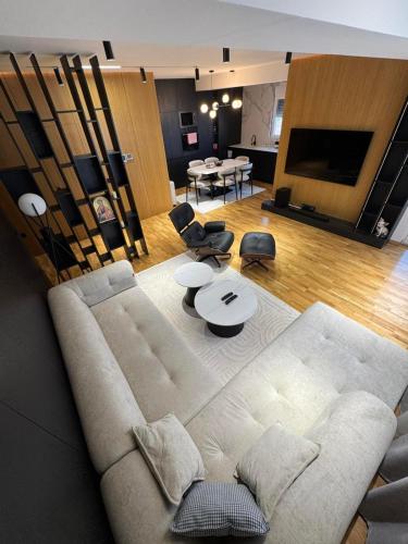 Et opholdsområde på Fox Lux Apartment