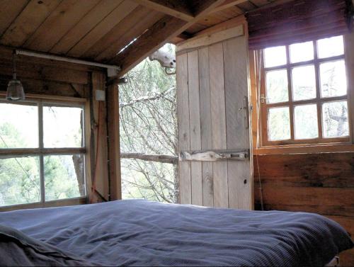 Postel nebo postele na pokoji v ubytování chambres d'hôtes le Sabel