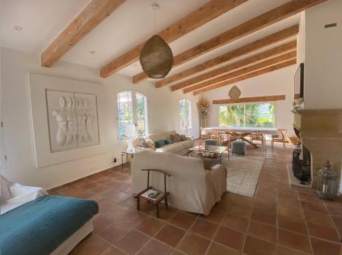 A seating area at La Calade - Havre de paix - Gulf of Saint-Tropez -