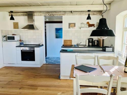 Η κουζίνα ή μικρή κουζίνα στο Haus Paradies