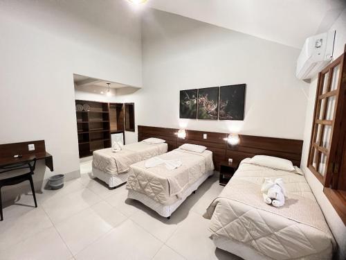 Katil atau katil-katil dalam bilik di Hotel Cabanas