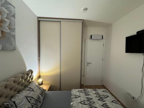 TV a/nebo společenská místnost v ubytování Apartman CRYSTAL Vrnjačka Banja