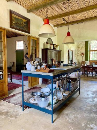 Posezení v ubytování dHoek Guesthouse