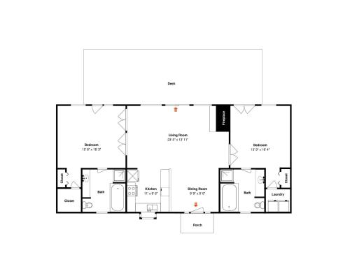a floor plan of a house at Above and Beyond in Gatlinburg