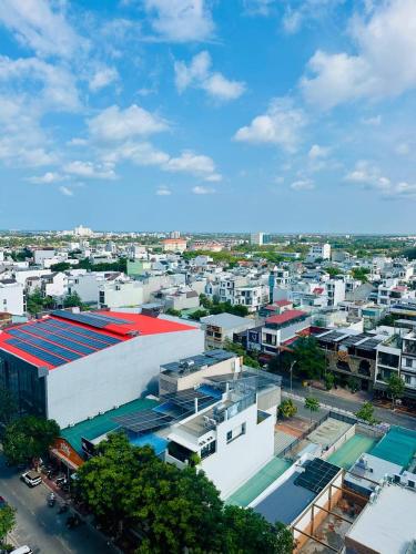 an aerial view of a city with buildings at Trang Dream House Phan Rang in Kinh Dinh