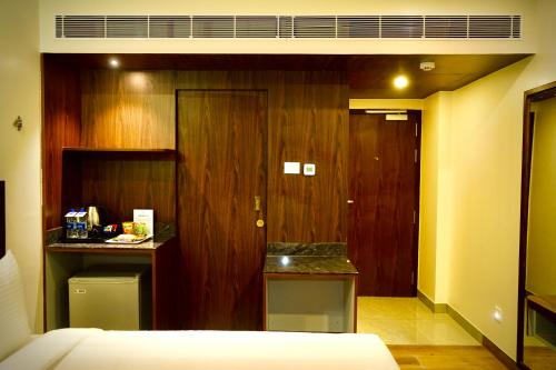 Katil atau katil-katil dalam bilik di Jaag Hotel