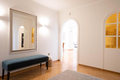 Postel nebo postele na pokoji v ubytování Apartment Mariahalden