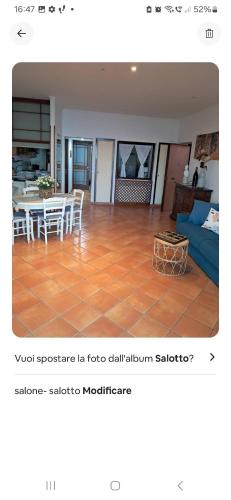 Χώρος καθιστικού στο Terrazza Miracapri