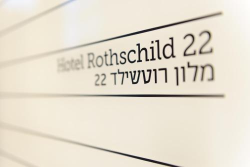 a close up of the periodic table of the elements with text at Hotel Rothschild 22 in Tel Aviv