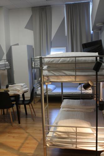 Postel nebo postele na pokoji v ubytování Hotell Salem
