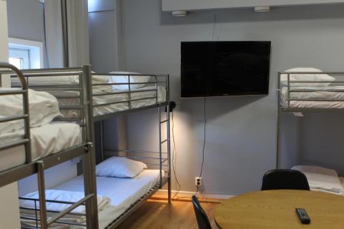 Postel nebo postele na pokoji v ubytování Hotell Salem