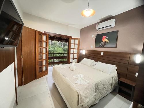 Katil atau katil-katil dalam bilik di Hotel Cabanas