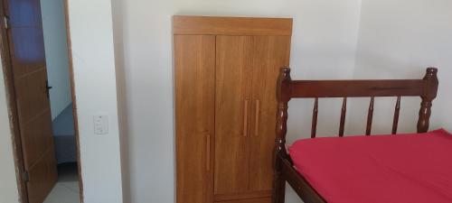 Postel nebo postele na pokoji v ubytování Apt 103 Térreo Frente Para o Mar e Piscina Village das Ondas