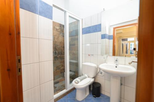 Koupelna v ubytování Balcony Studio