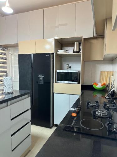 Køkken eller tekøkken på Ronas Apartment 2