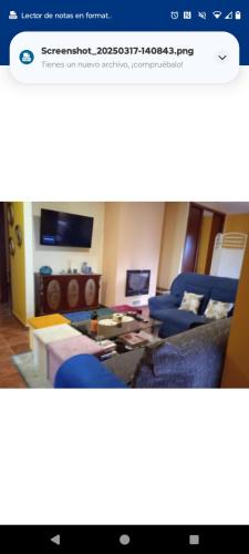 TV a/nebo společenská místnost v ubytování Casa Randufe