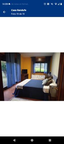 Postel nebo postele na pokoji v ubytování Casa Randufe