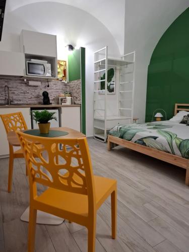 Kuchyň nebo kuchyňský kout v ubytování Borghetto Capuana House