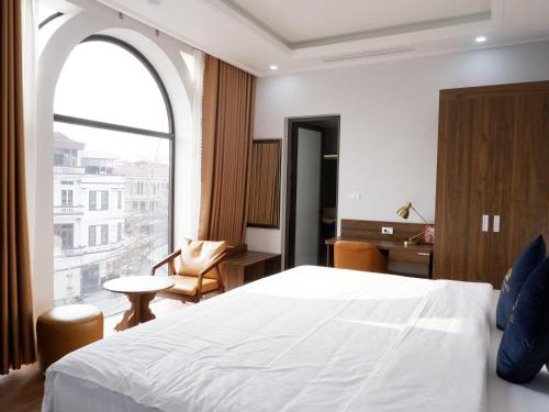 Katil atau katil-katil dalam bilik di An Khang Hotel