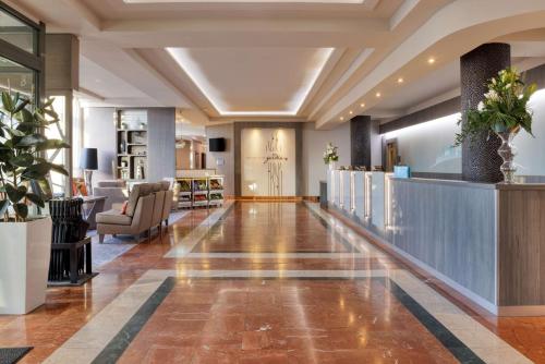 Posezení v ubytování Hilton Garden Inn Dublin City Centre