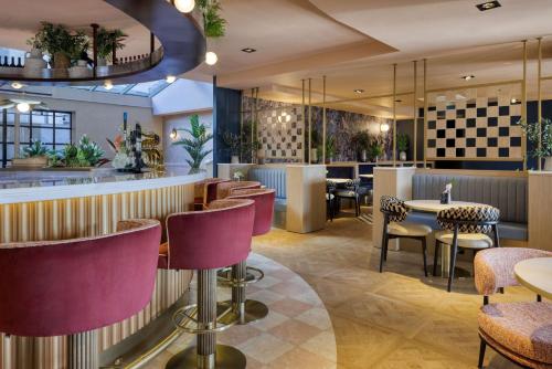 Posezení v ubytování Hilton Garden Inn Dublin City Centre