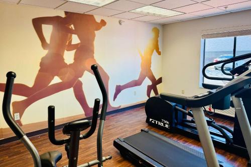 Fitness centrum a/nebo fitness zařízení v ubytování Clarion Pointe Albemarle