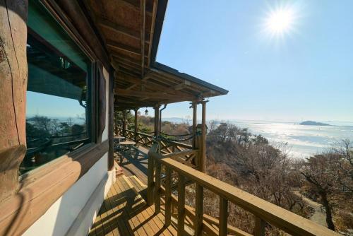 Naturlandskabet i nærheden af pensionatet