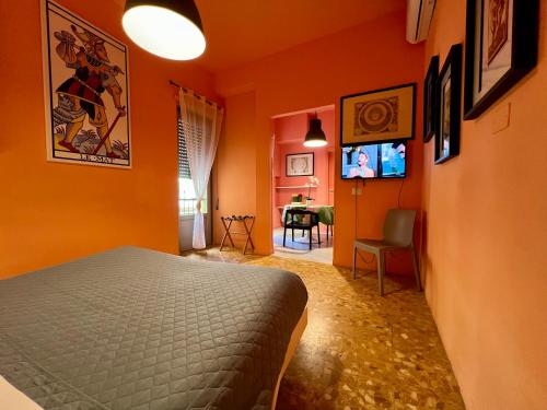 TV o dispositivi per l'intrattenimento presso GUEST HOUSE SONNINO 37 Cagliari