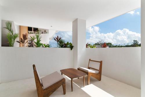 Μπαλκόνι ή βεράντα στο Guest INN Home - Elements Suites