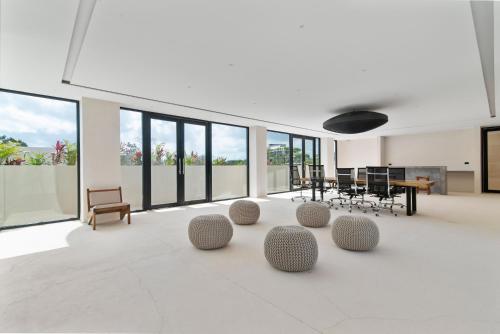 Χώρος καθιστικού στο Guest INN Home - Elements Suites